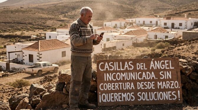 Casillas del Ángel, «en el olvido digital»: más de 600 vecinos denuncian cortes masivos de cobertura